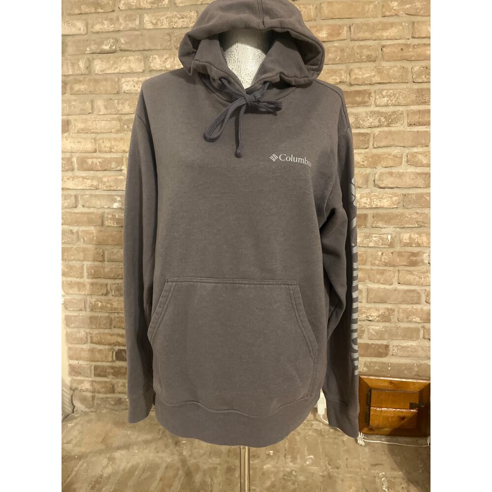 Columbia Viewmont II Sleeve Graphic Hoodie. Sz M